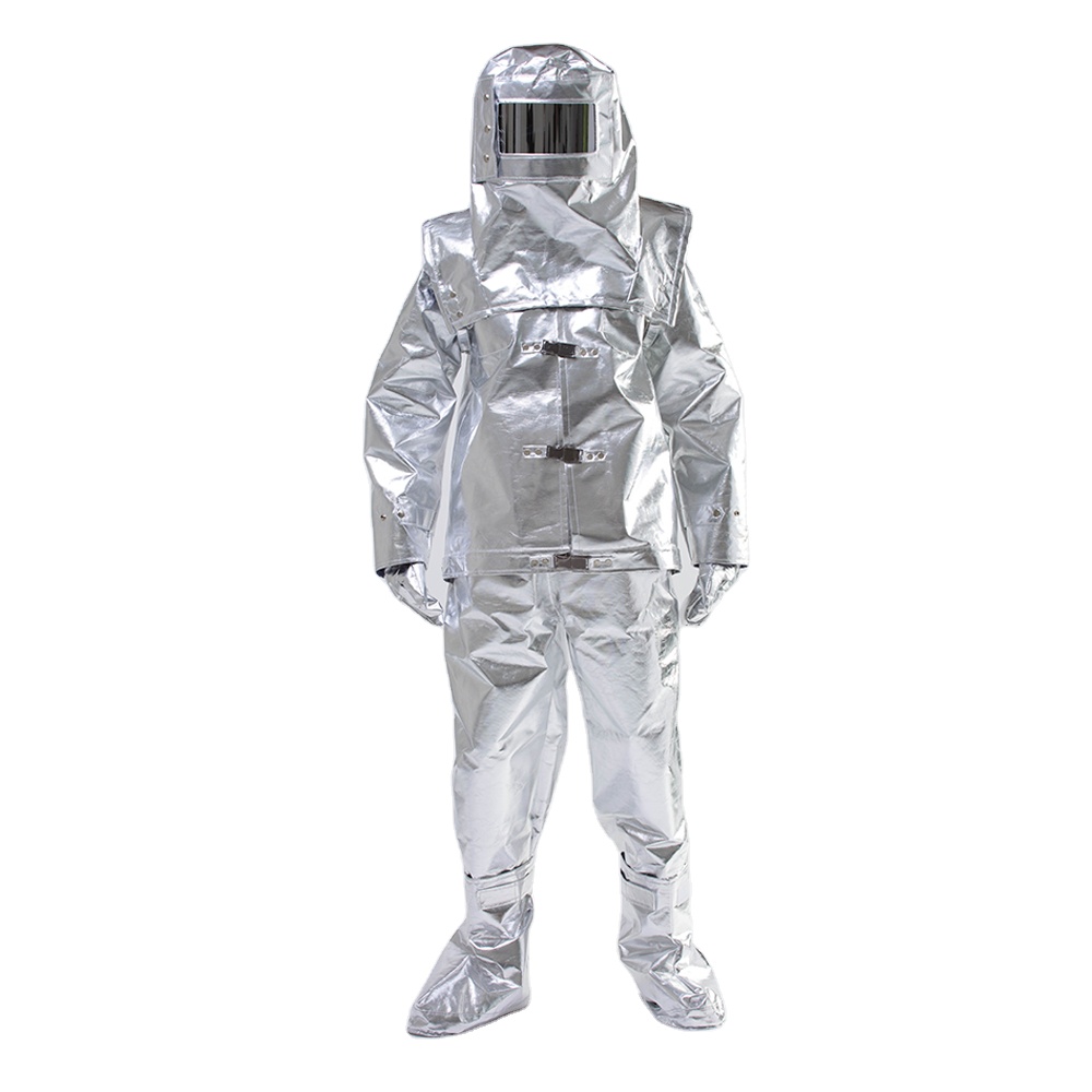  500 degrees anti radiation aluminum foil fireman suit